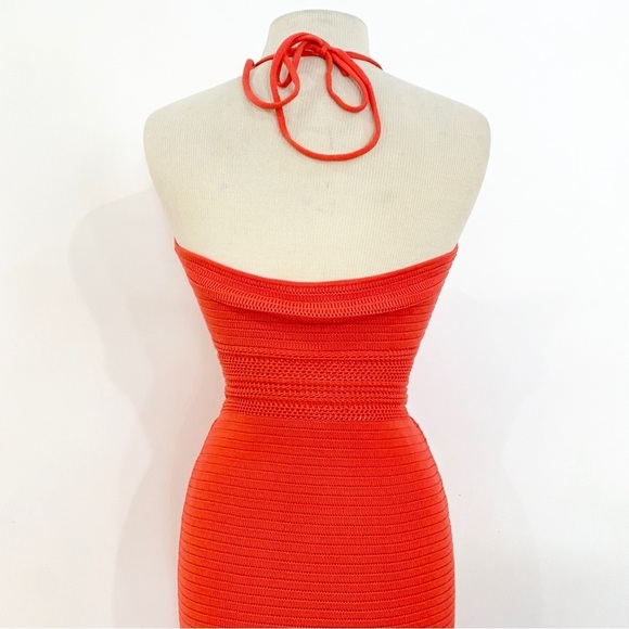 Torn by Ronny Kobo crochet knit cut out midi halter dress - Picture 4 of 11
